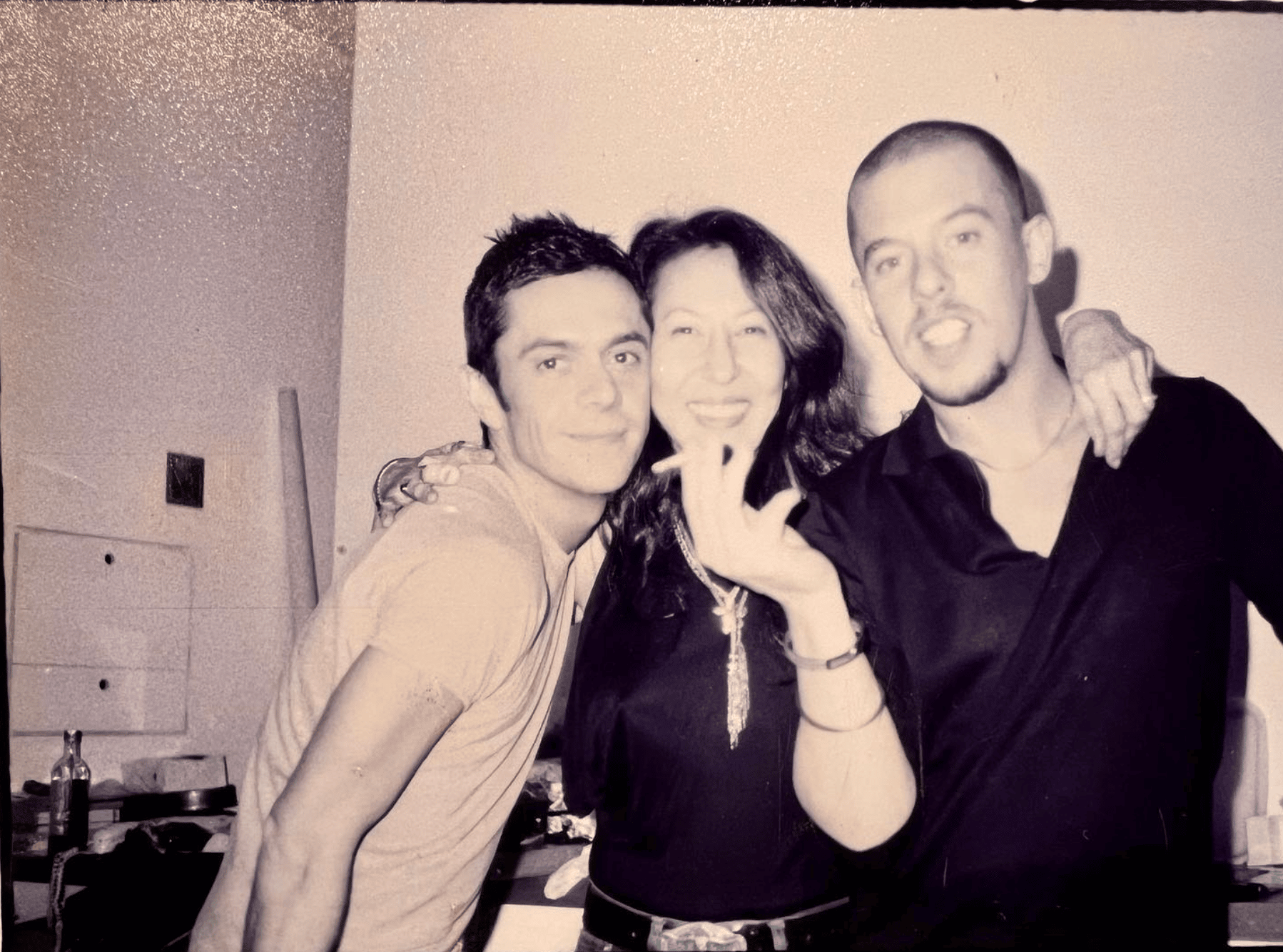 Mira with Shaun Leane and Alexander McQueen